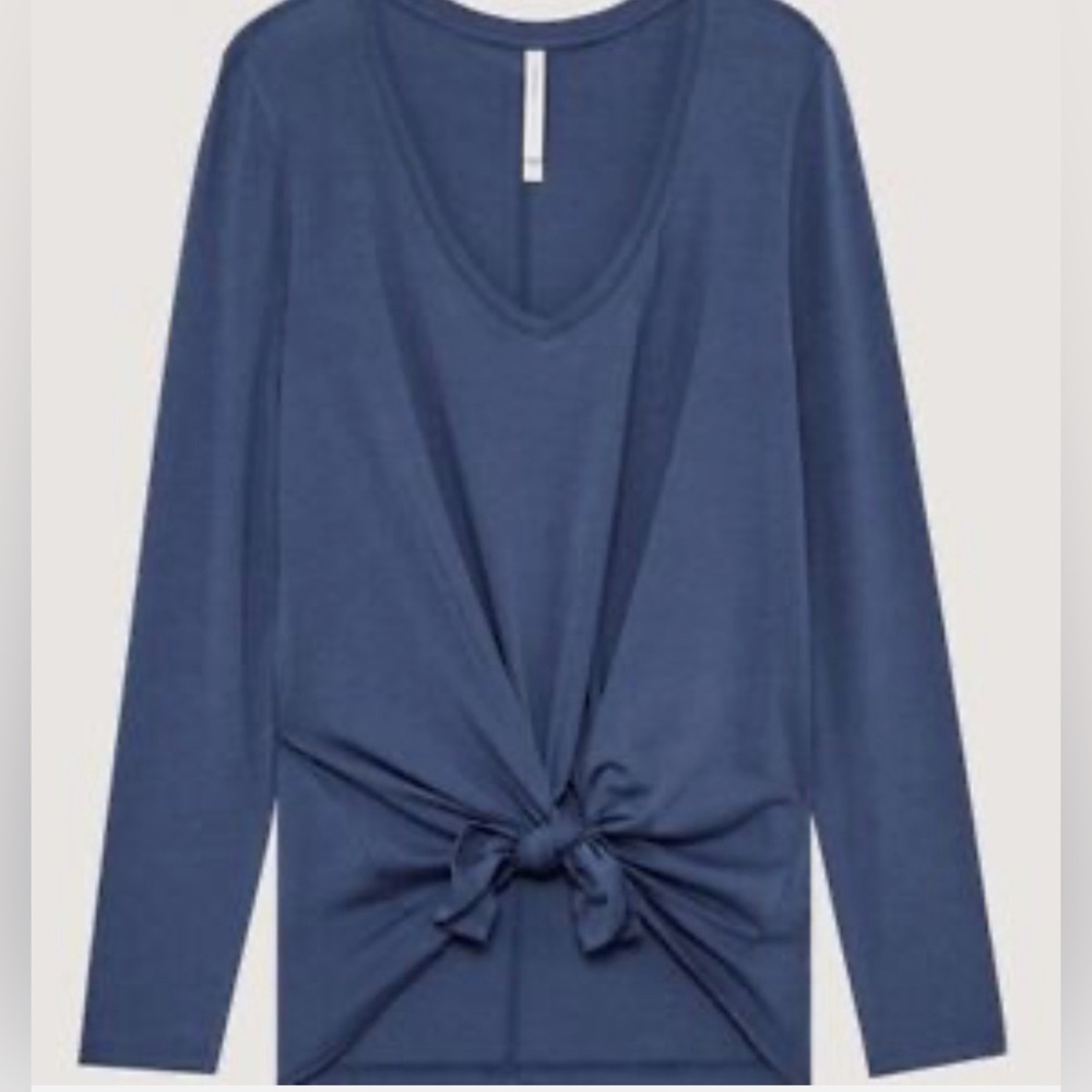 NWOT Aritzia The Group Babaton Mindy Long Sleeve Shirt Blue